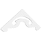 Ekena Millwork Pitch Northwest Architectural Grade PVC Gable Pediment, 60"W x 20"H x 1"P (8/12) GPP060X020X100NOR - alternate 1